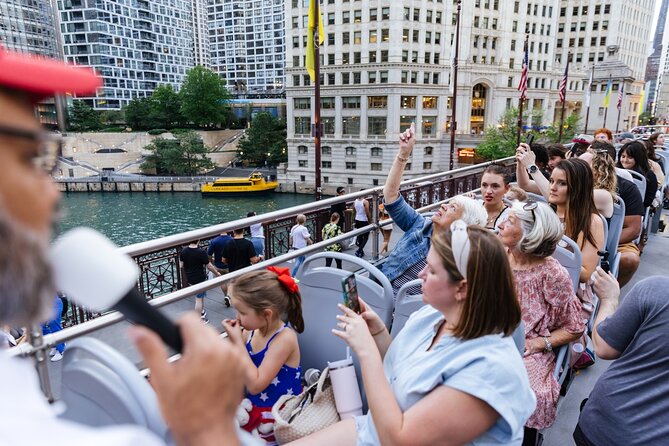 Big Bus Chicago: Sunset Tour by Open-Top Bus with Live Guide - Navy Pier and the lakefront opening