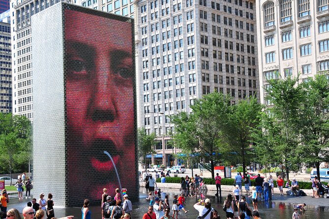 Chicago Food Tour with The Magnificent Mile and Millennium Park - The Chicago Theatre and its famous marquee