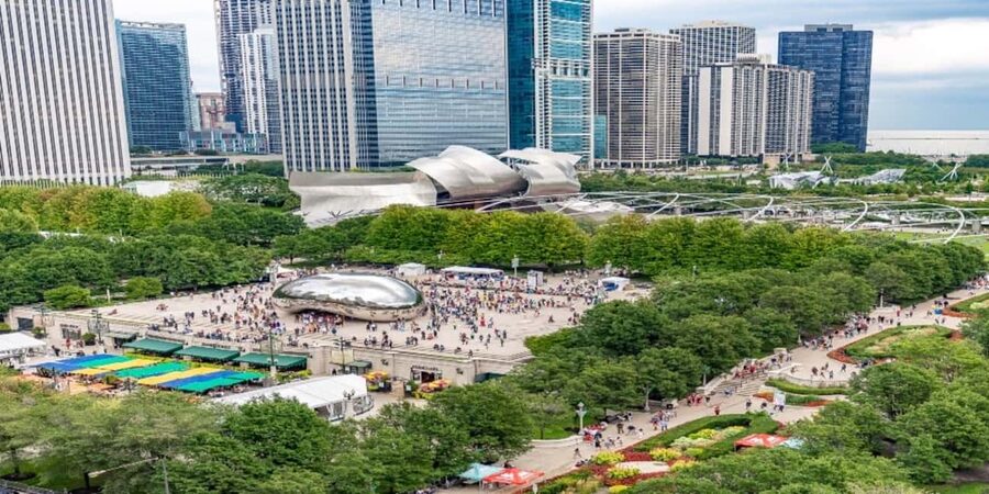 Chicago Highlights Walking Tour with Skydeck & Cruise - Walking to Navy Pier