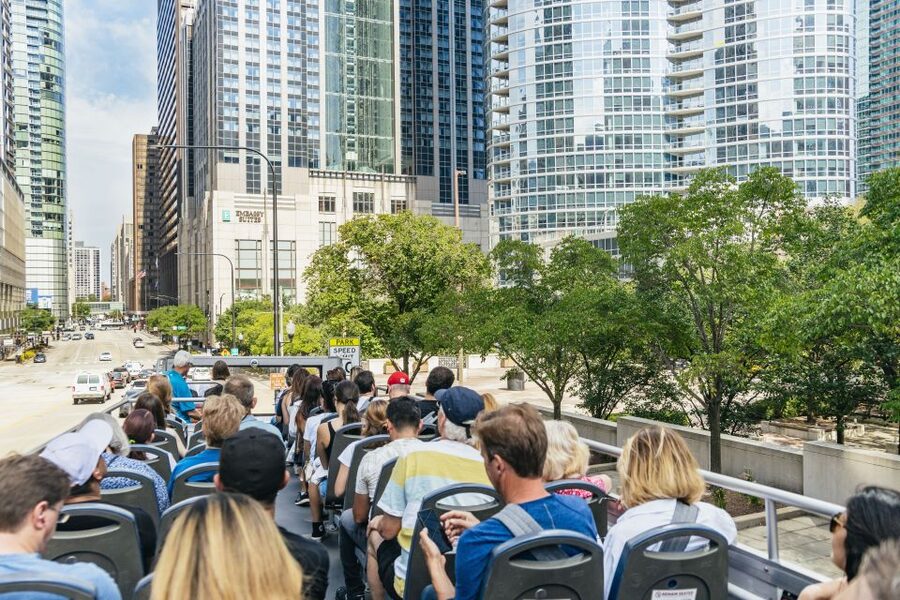Chicago: Hop-on Hop-off Sightseeing Tour by Open-top Bus - Start at 98 East Wacker Drive