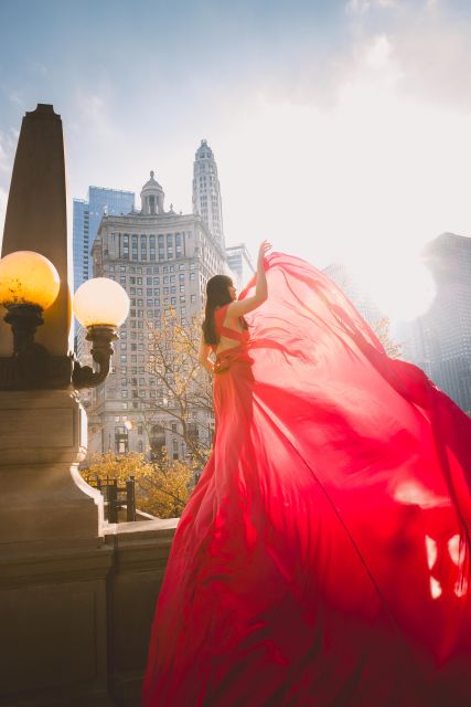 Chicago Luxury Flying Dress Photoshoot - Booking flexibility and useful preparation