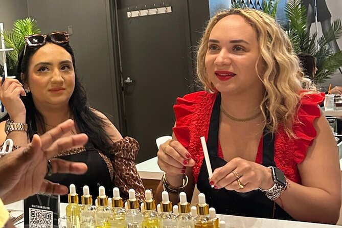 Chicago Perfume Making Classes on Magnificent Mile - Choosing notes at 900 North Michigan Shops