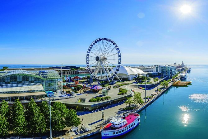 Chicago's Navy Pier Centennial Wheel Ticket - A 200-foot view from the end of Navy Pier