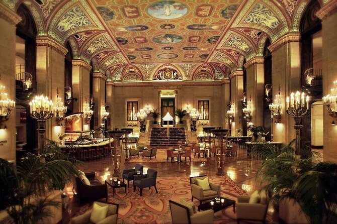 Chicago's Secret Interiors Architectural Walking Tour - The Rookery combines early Chicago and Frank Lloyd Wright