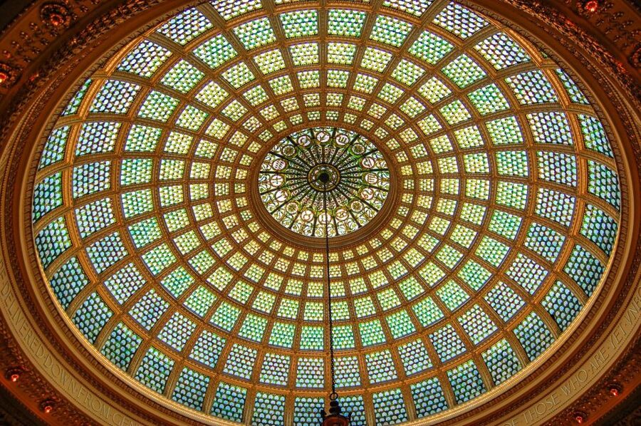 Chicago: Secret Interiors Architecture Walking Tour - The Chicago Cultural Center’s art and light