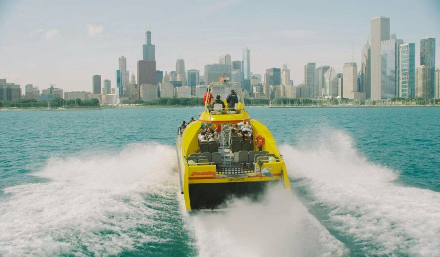 City Cruises Chicago: Seadog Lakefront Speedboat Ride - Willis Tower and the downtown skyline