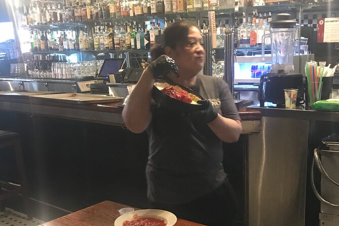 Deep Dish Cooking Class at Pizzeria Uno in Chicago - Salad, Ike’s vinaigrette, and the included drink