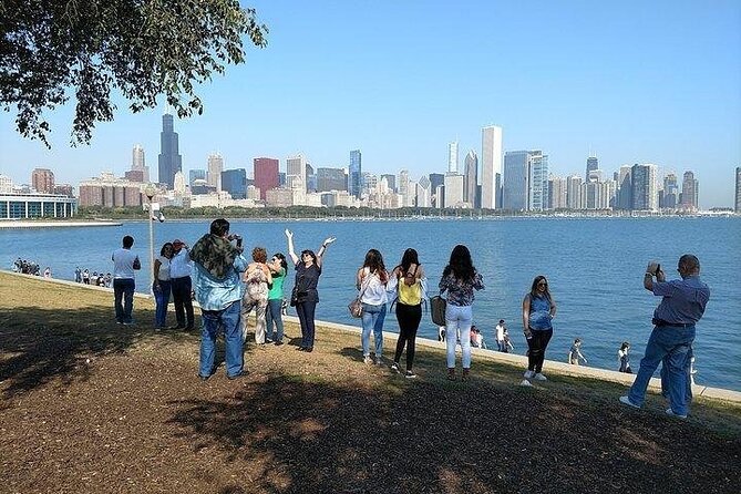 Luxury Minibus Chicago City Tour - Soldier Field and the Field Museum from the minibus