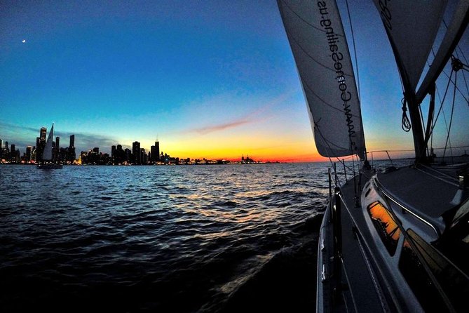 Serene Private Sunset Sail on Lake Michigan - Navy Pier, Chicago - Leaving Navy Pier Marina