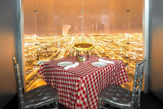 Skydeck Chicago: Pie in the Sky VIP Dinner at Willis Tower - The elevator ride to the 103rd floor