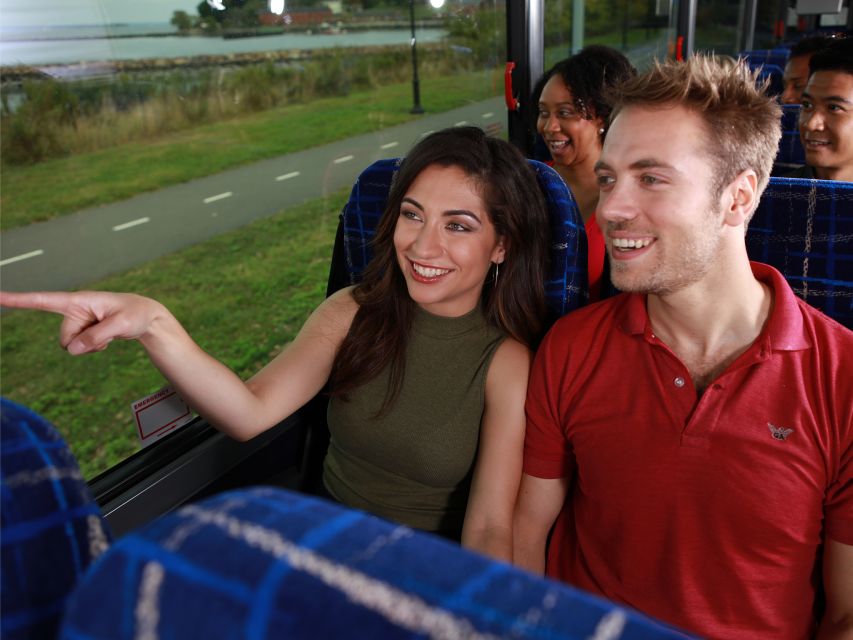 Travel between Chicago O'Hare and Madison - Boarding a 56-seat Coach USA bus